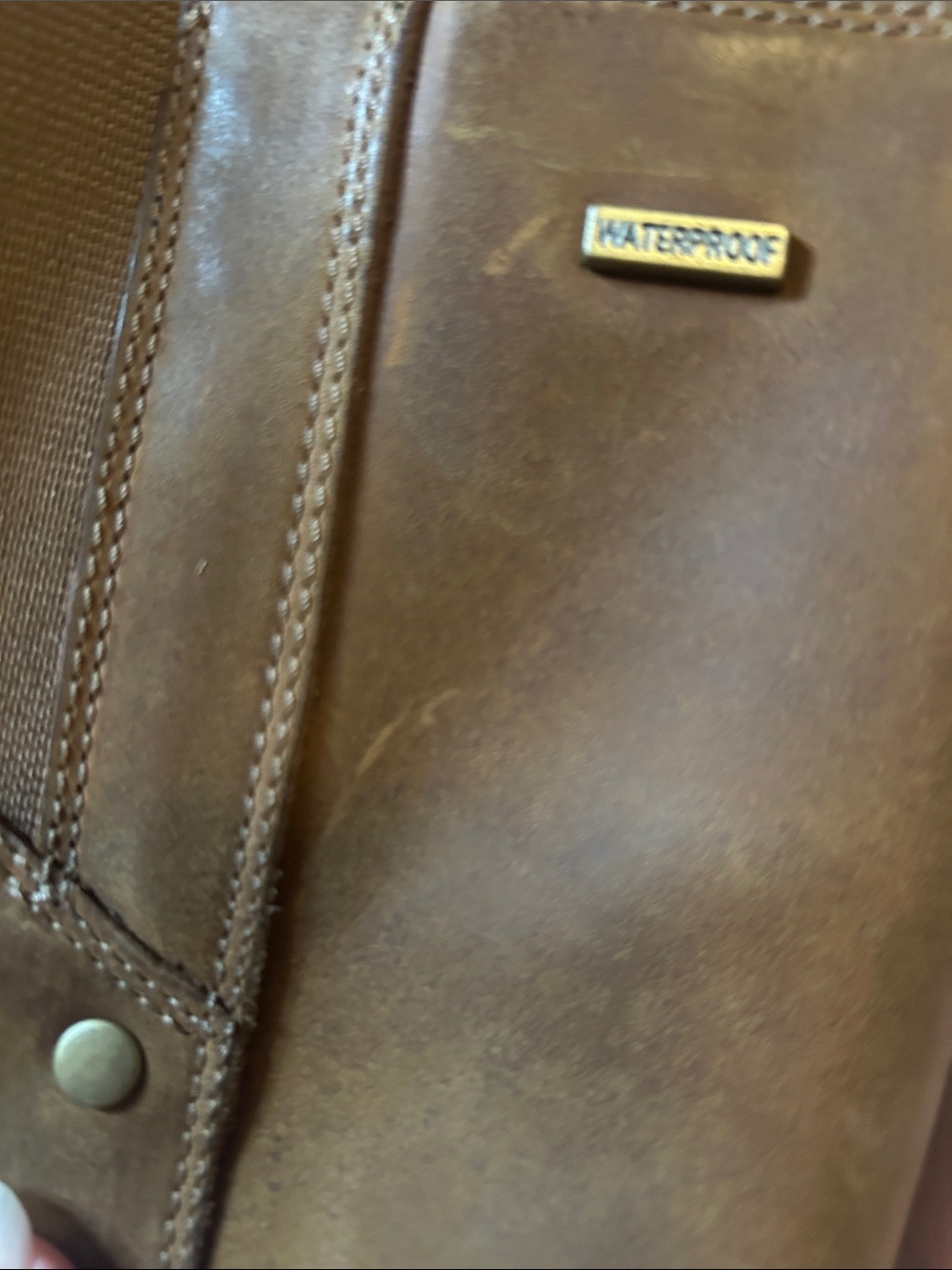 Tetra Strap Tall Tan Leather Waterproof Riding Boots 7 - Picture 6 of 8